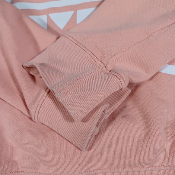 Adidas Pink Trefoil Crop Hoodie - Picture 3 of 5
